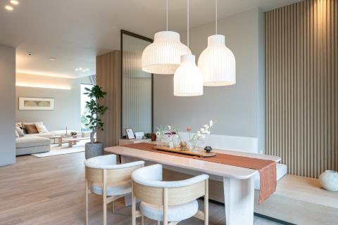 家族団欒の時間が自然と長くなるダイニング