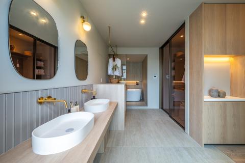 家事室にも最適なランドリールーム