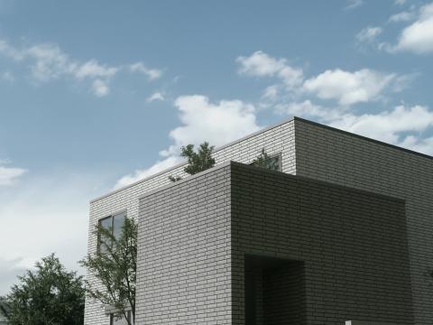 モノトーンを基調とした外観